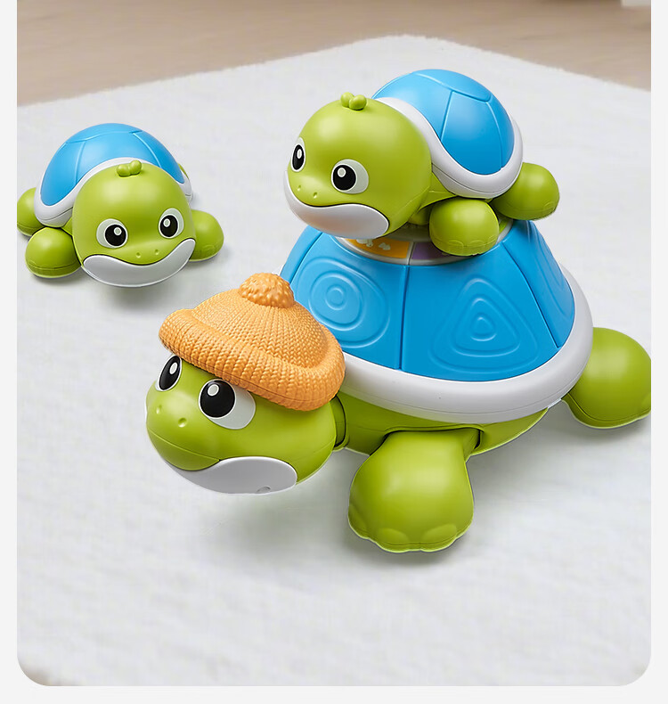 Aojia Baby Toy Crawling and Head Lifting Training 0-6 Months Learning to Crawl Guide for Children 0-1 Year Old Infant Large Turtle 10