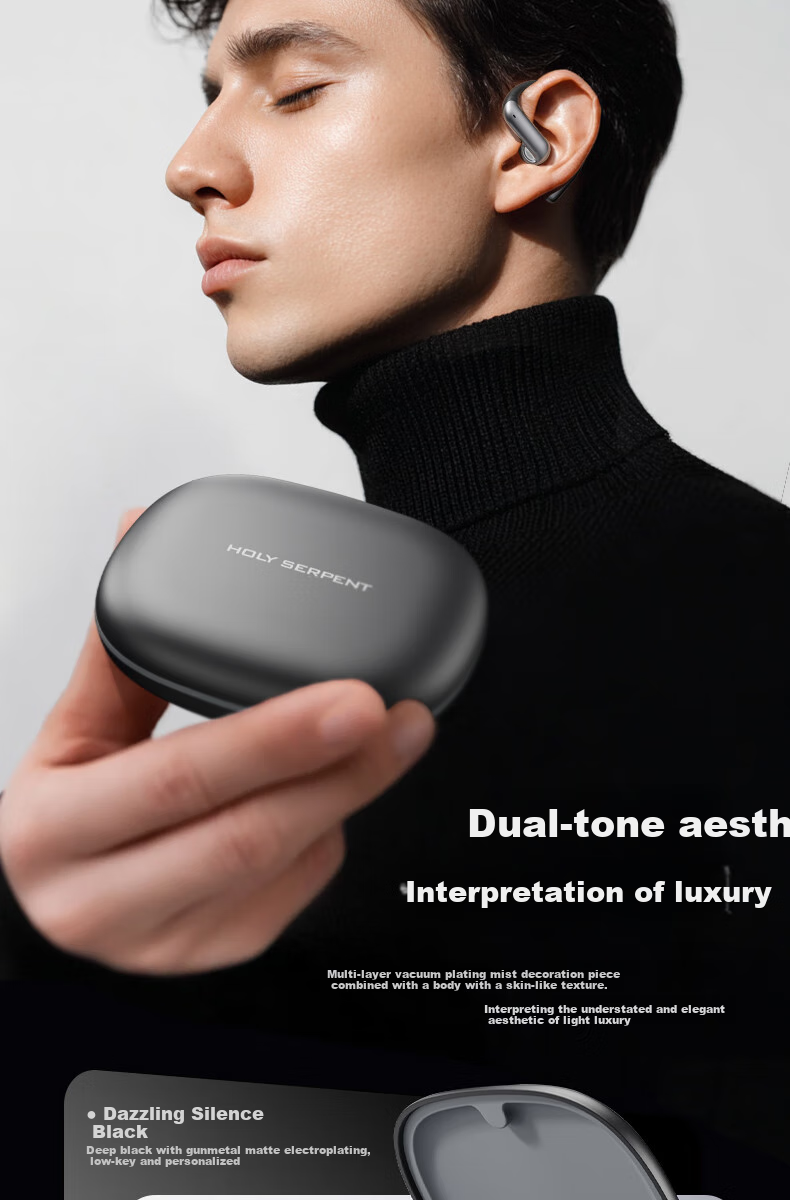 Holy Serpent Tianqin [15% Refreshing Subsidy], Bluetooth Earphones, Over-Ear Style, Latest 2026 Model, Wireless Sports Open-Style Running Headphones, Not In-Ear Bone Conduction Concept, Ranked Top Te 13