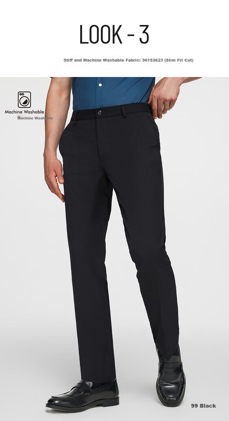 G2000 Easy-Care Men's Classic Versatile Four-Season Casual Formal Dress Pants 8