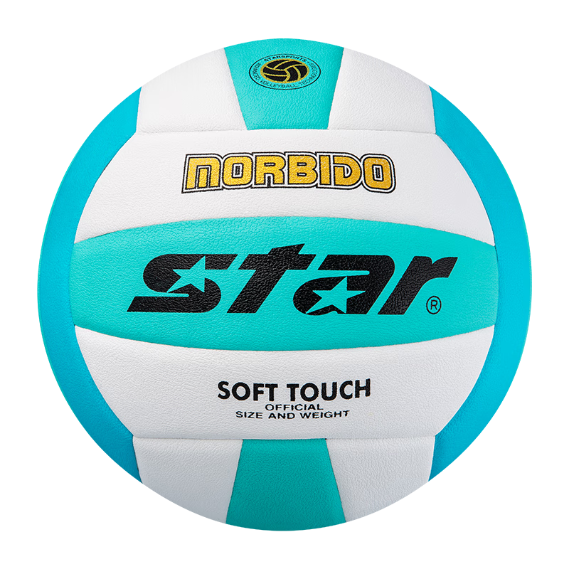 Star Volleyball Soft 5# Hard Volleyball for Middle School Exam Youth Adult Competition Training Standard Ball VB4125C-67