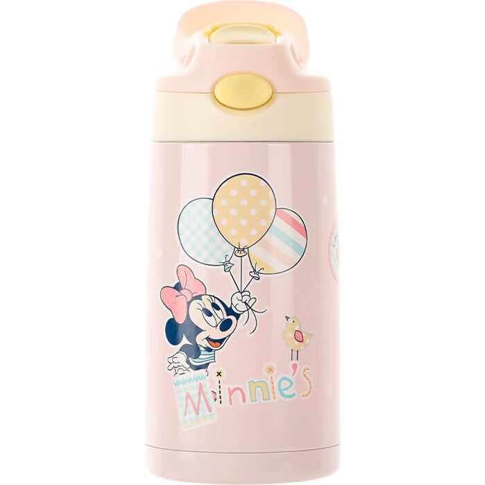 Детская термокружка Contigo Disney Minnie, 400 мл, нержавеющая сталь, с клапаном "One-touch quick start", для детей