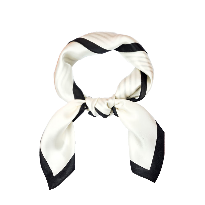 Juer High-End Women's Mulberry Silk Square Scarf Practical Gift for Women's Day Birthday for Mom and Elders