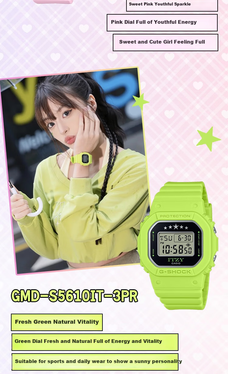 Casio Women's G-SHOCK Square Digital Sports Watch, Student Watch, Gift for Girlfriend, GMD-S5610IT 4