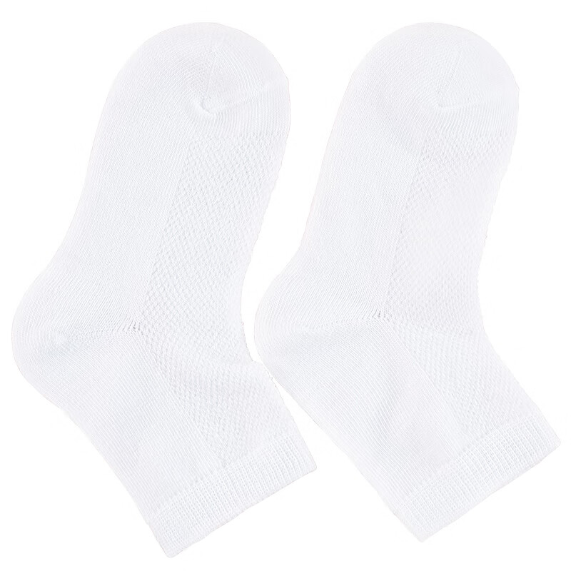 Aiwu Ge Children's Latin Dance Short Socks Kids Competition Regulation Socks Girls Professional Mid-calf Socks Floral White Dance Short Socks Size M