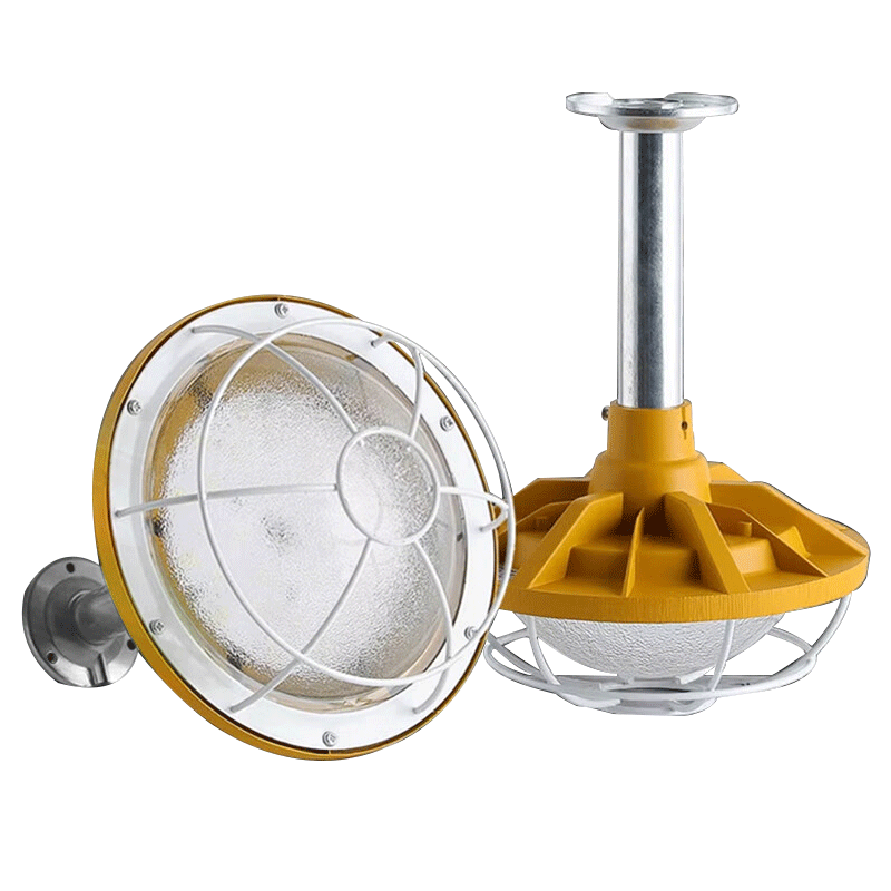 BOSAN Explosion-Proof LED Tri-Proof Light, Flameproof Factory Warehouse High-Brightness Explosion-Proof Pendant Lamp 100W