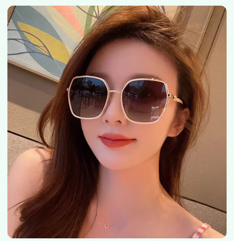 BWNK Women's High-End UV Protection Polarized Sunglasses Slimming Trendy Fashion Sun Glasses 1