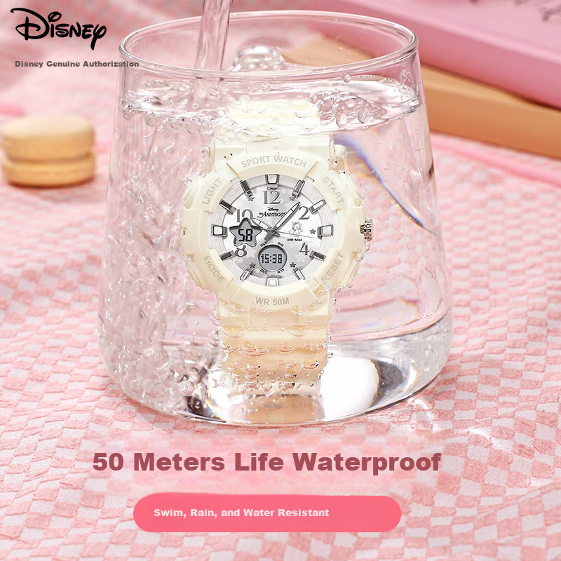 Disney Watch for Women Students, Simple Waterproof Quartz Watch, for Teenagers And High School Girls, Exam Watch MK-11893W 8