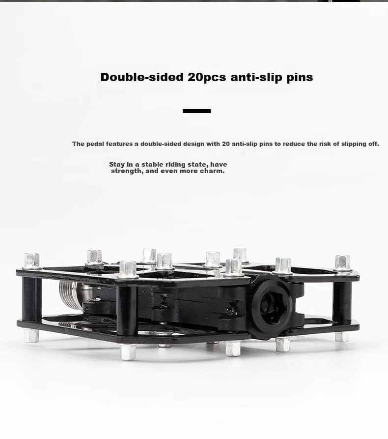 GUB Carbon Fiber Bicycle Pedals, Sanpei Lin Road Mountain Universal Titanium Bearing Pedals 10