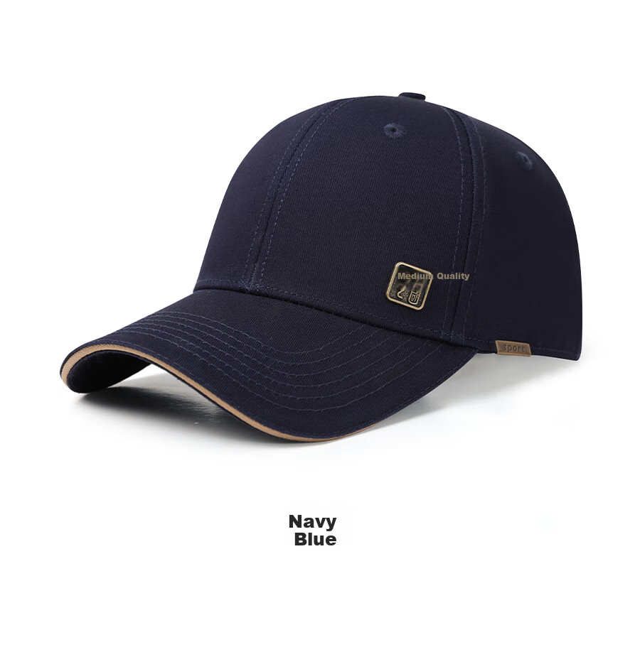 Hengyuanxiang Baseball Cap for Men, Summer Hat with Hard Top, Thin Spring And Autumn Style, High-End Sun Protection Visor Cap, Black 3