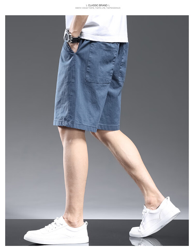 Zengzhi 2026 Summer Lightweight Casual Men's Shorts Fashion Sports Loose Straight Five-Point Pants Versatile Mid-Length Men's Trousers 2