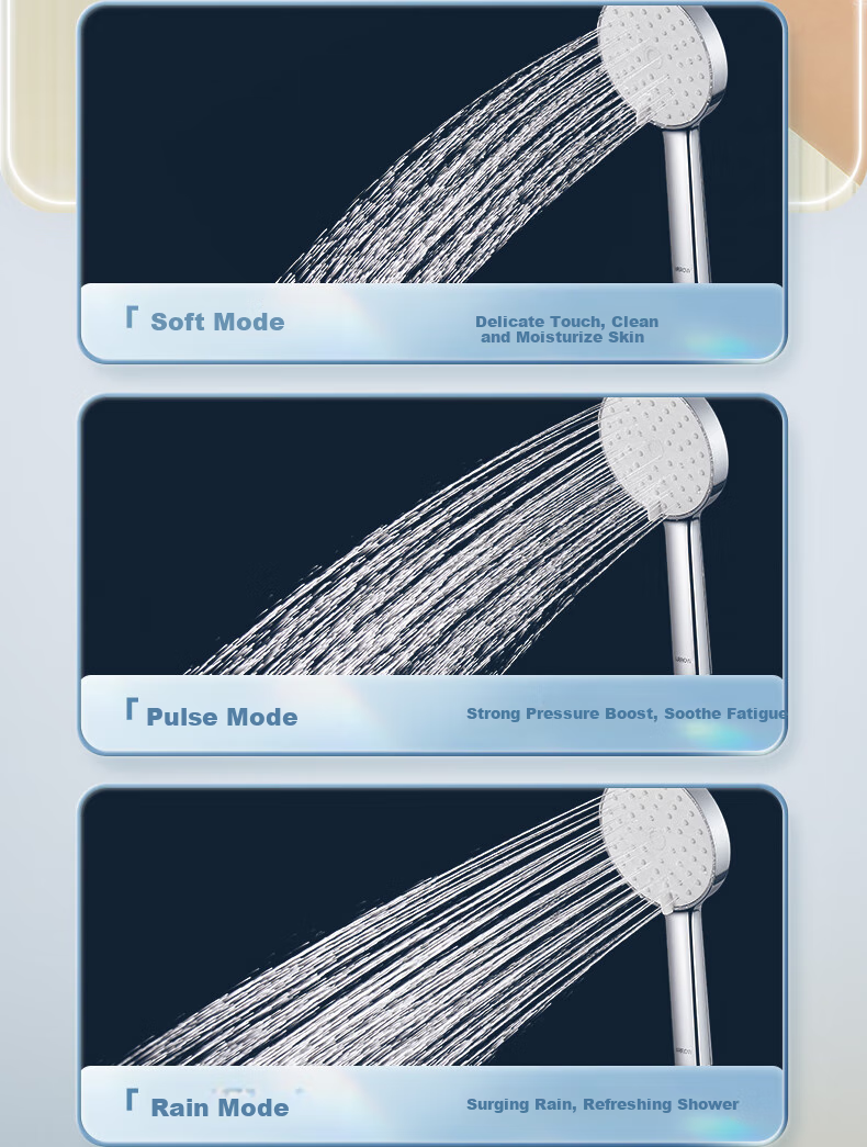 ARROW Shower Head, Brass Body, Pressure-Boosting Handheld Top Spray [Renovation Subsidy 15%] 4