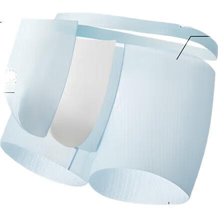 Мужские боксеры Bananain Cool Air Ice Silk, антибактериальные, дышащие, бесшовные, тонкие, 3 пары