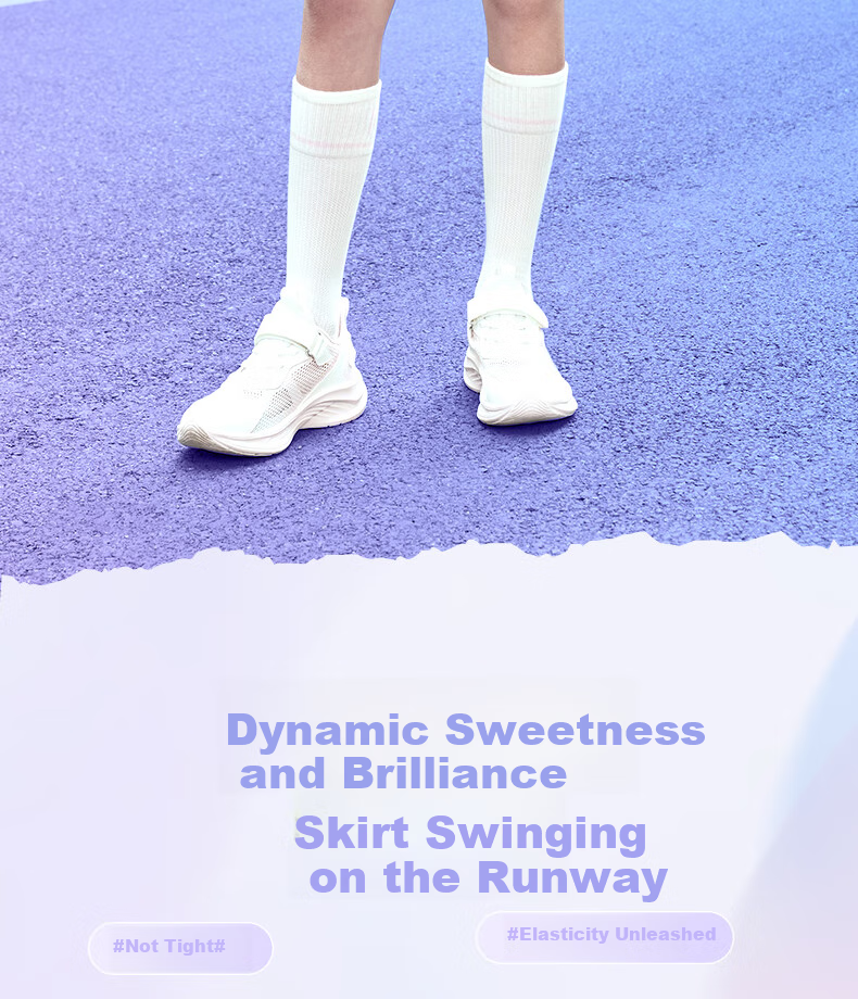 ERKE Girls' Short Skirt, Children's Baseball Skirt, Pleated Skirt for Older And Younger Kids, Pure White, Size 165 2