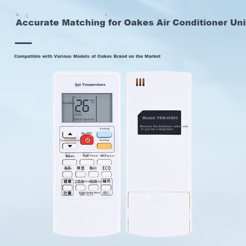 Beishi Universal Remote Control for AUX Air Conditioners, Compatible with Wall-Mounted Units, Floor-Standing Units, And Central Air Conditioning YKR-H/008 YKR-H/888 Backlit Version with Battery Included