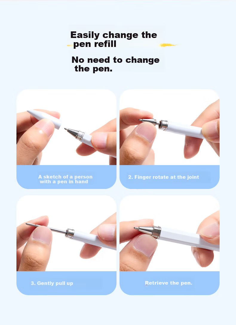 UGREEN [Free Shipping] Capacitive Stylus Touchscreen Pen Writing Pen Tablet Pen Universal Magnetic for Phones Compatible with IPad Huawei Apple Xiaomi Android Honor Switch 26