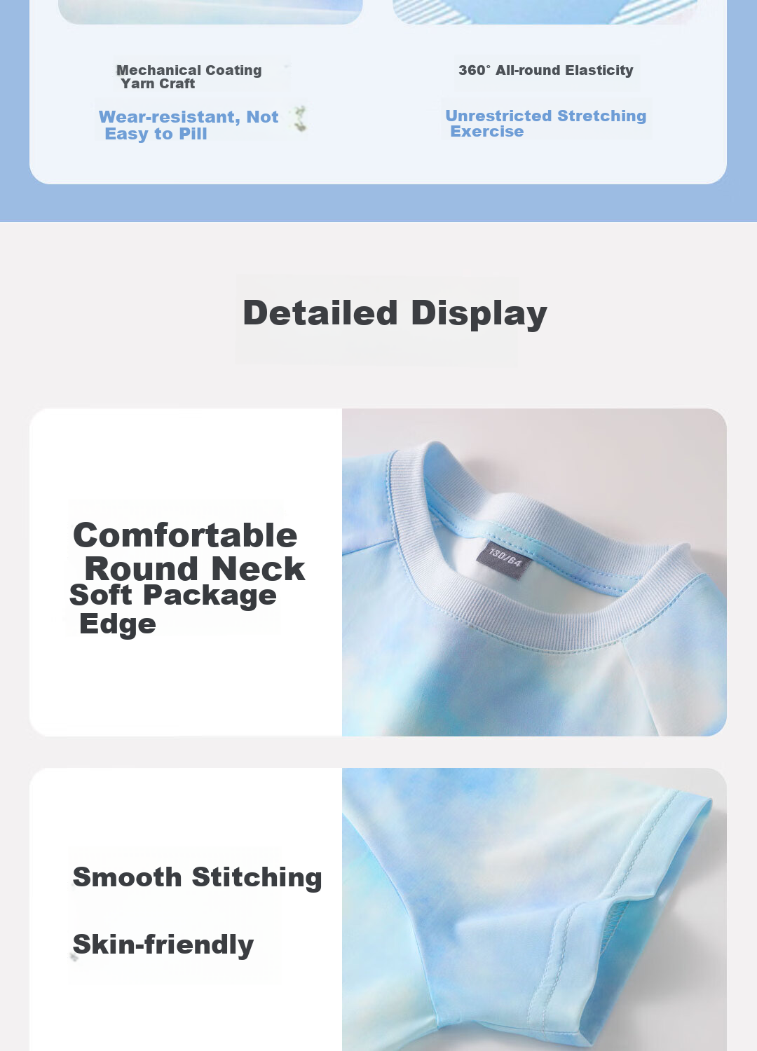 Disney Children's Sportswear Set, 2025 Summer New Style, Breathable And Skin-Friendly, Boys' Quick-Dry Short-Sleeve Fashionable Colorful Girls' Clothing 8