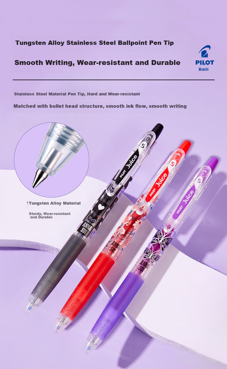 PILOT Juice Gel Pen, ANNA SUI Series, Retractable Gel Ink Pen, LJU-15EFSA 0.5mm Butterfly/orange 7