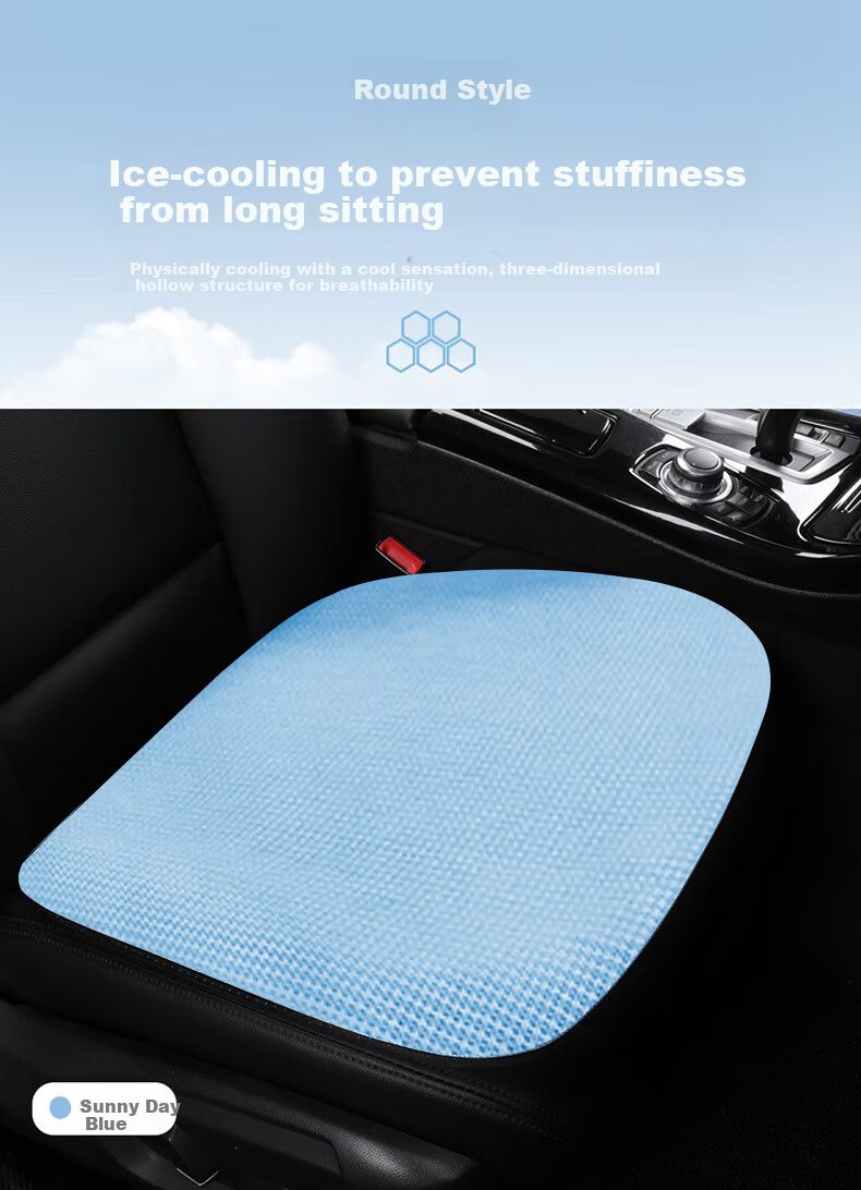GREAT LIFE Car Gel Seat Cushion, All-Season Breathable, Office Long-Sitting Hip Protection Chair Pad, Lumbar Support Pressure Relief Seat Cushion And Butt Pad 11