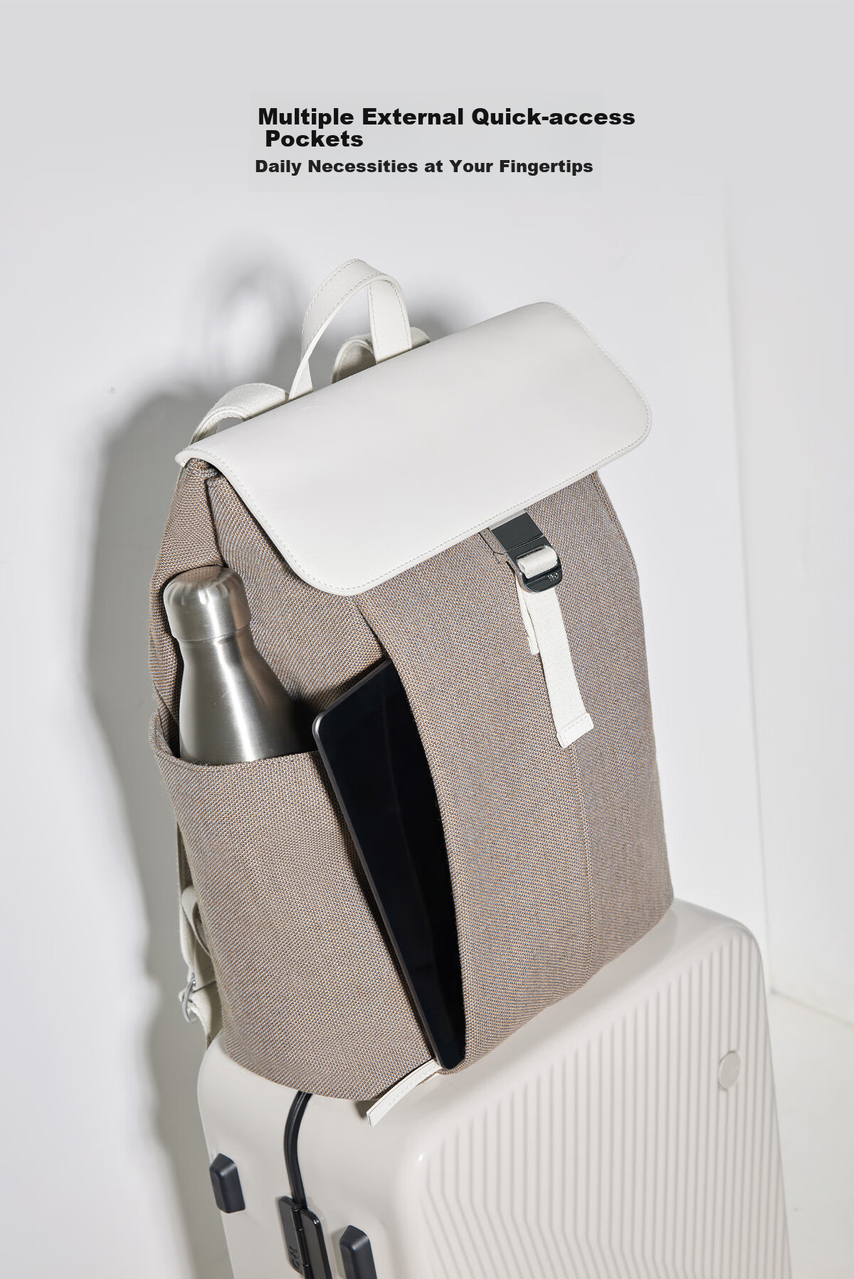 ITO "New Product" PORCINI BACKPACK, Twilight Brown 16L Business Backpack for Men And Women, Laptop Bag for Travel 18