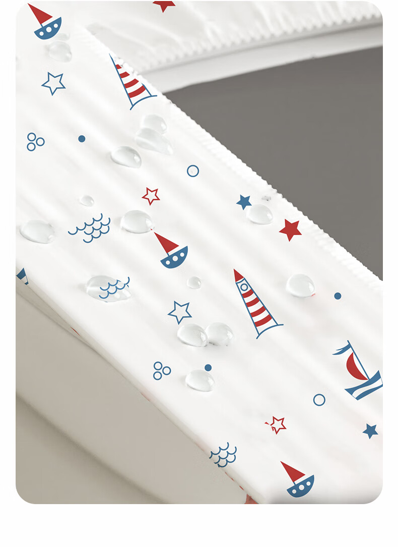 Baicaoyuan Disposable Toilet Seat Covers Extra Large Thickened Double-Layer Toilet Ring Independent Packaging Sailboat Print 20 Pieces 4
