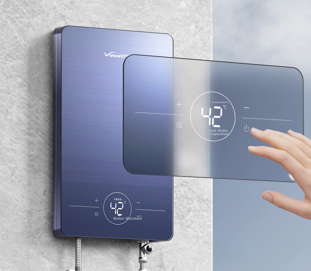 Vanward Instant Electric Water Heater Instant Heating Household Fast Heating Electric Water Heater Shower Water Heater Tankless Flow Water Heater 10
