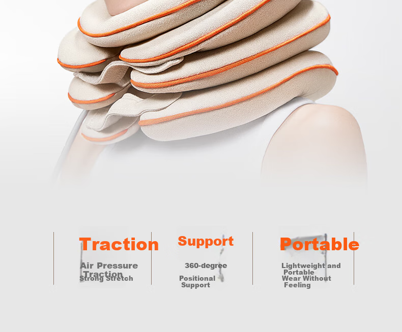 Keepfit Cervical Traction Device, Home Inflatable Neck Support, Massage Corrector, Neck Pillow, Spine Airbag Support, Fixed Neck Protector, Chin Rest, BI Mid-Autumn Festival Gift for Parents 2