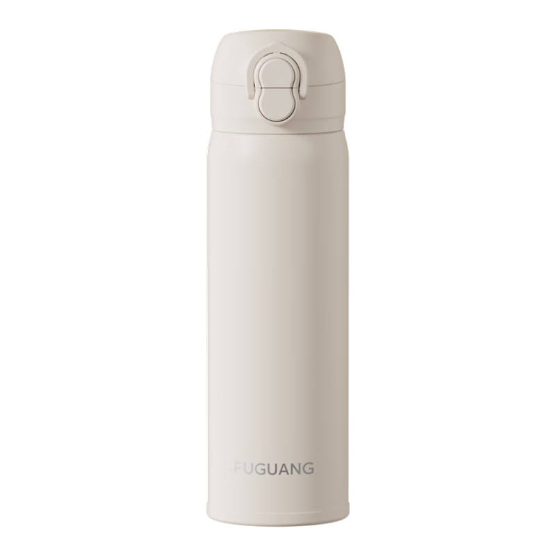 Fuguang Student Insulated Cup with Pop-Up Lid, 316L Stainless Steel Straw Cup, Long-Lasting Heat And Cold Retention, Children's Water Bottle