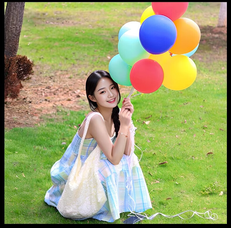Yuanhui Children's Day Party Handheld Balloon Mall Event Decoration Photo Props for Boys And Girls, Baby Decorations Scene 8