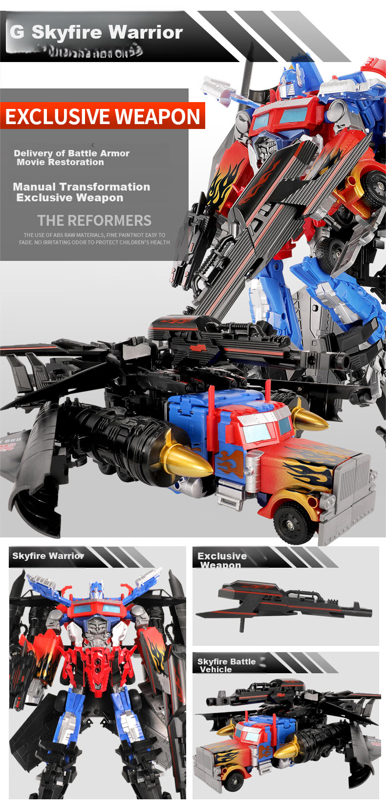 Tangmi TEMI Transforming Toy Robot, Transformers, Bumblebee, Darkwing, Car Man, Children's Birthday Gift for Boys 12