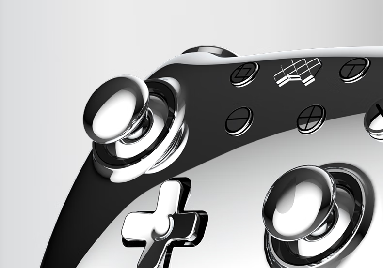 PB TAILS x Three-Body "Water Droplet CRUSH" Metal Wireless Gaming Controller Collector's Edition for Switch 1/2, Steam, NS2, PC with Hall TMR Joystick 6