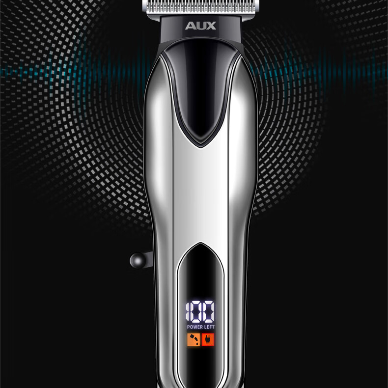 AUX Hair Clipper Electric Hair Trimmer Home Use Professional Haircut Kit for Adults, Children, and Babies Men's Electric Haircut Machine Complete Set Father's Day Gift 18