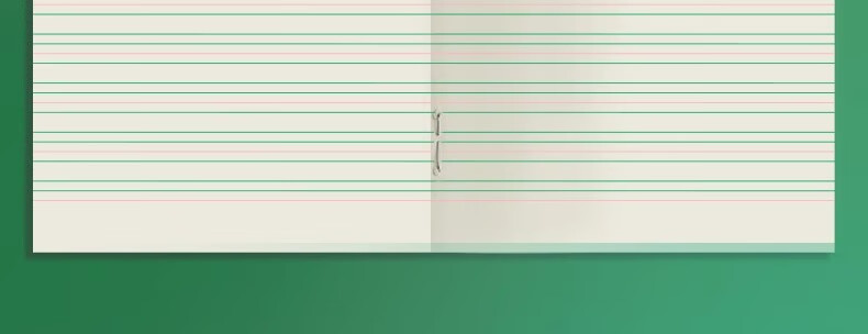 M&G Stationery 36K Pinyin Notebook Tianzi Grid Character Book Math Book English Book 5 Subjects 5 Books Each Kindergarten to Primary Transition Workbook Exercise Book Total 25 Books 11