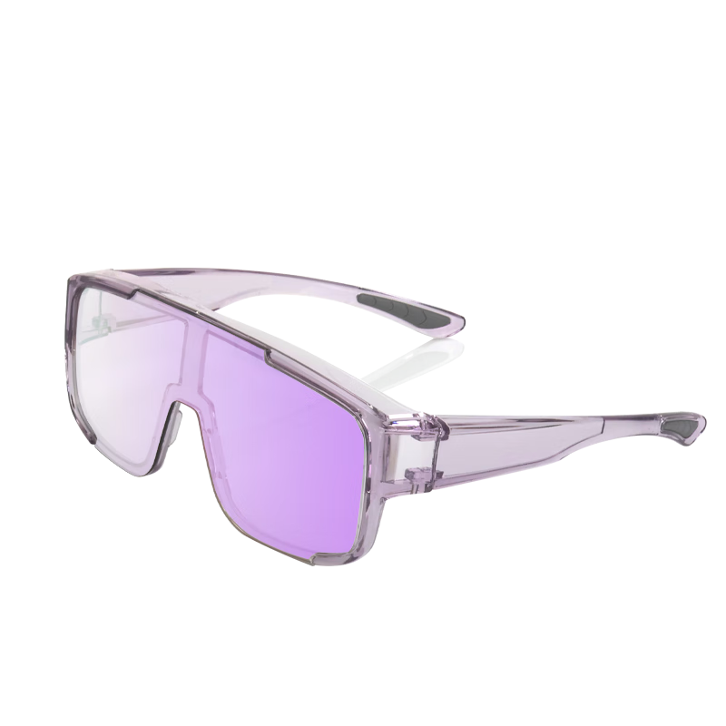 USOM Myopia Clip-On Outdoor Sports Cycling Sunglasses Driving Polarized Snow Climbing Protective Goggles US084 Photochromic Purple
