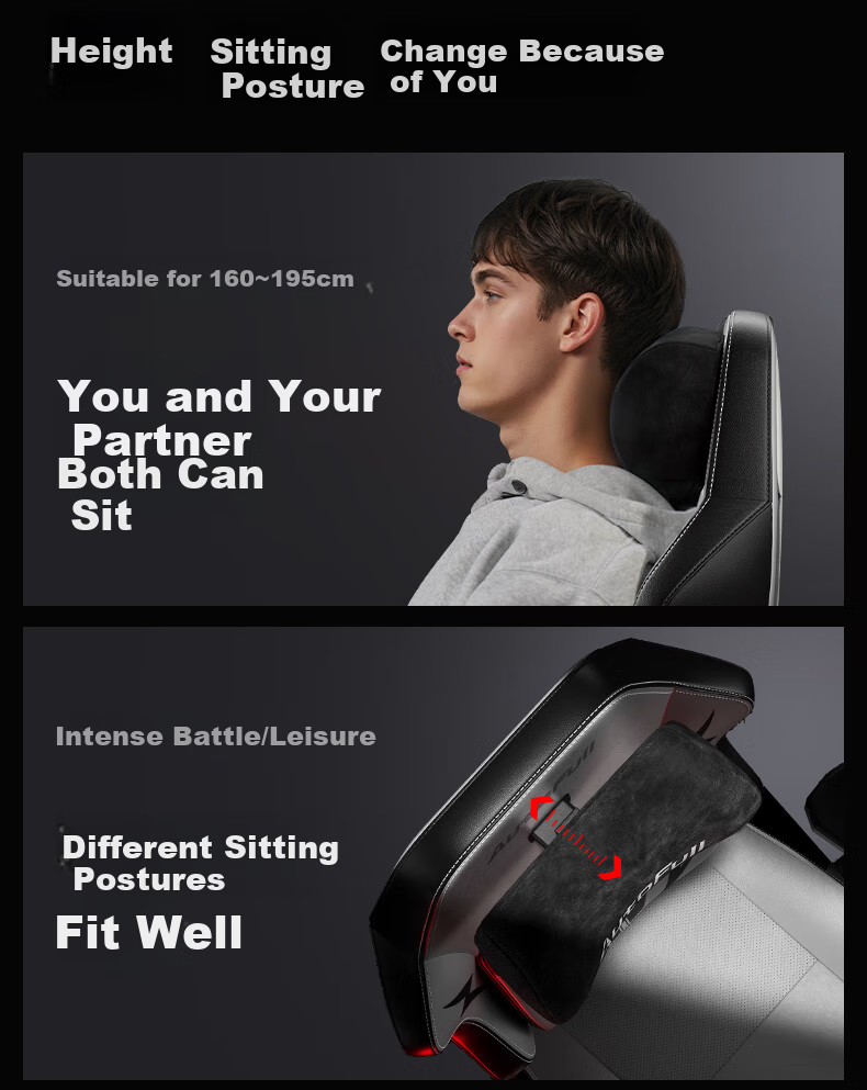 AutoFull C3Pro Little White Bear Ergonomic Gaming Chair for Women, Computer Chair, Office Chair, Reclining Chair for Long Sitting 10