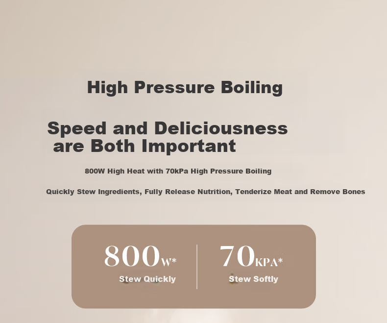 OIDIRE (Oudian) Micro-Pressure Rice Cooker, High-Pressure Electric Pressure Cooker, Dual Intelligent Modes for High And Low Pressure, Stainless Steel 3L | Non-Coated (Stainless Steel Inner Pot) · Cloud Soft White 10
