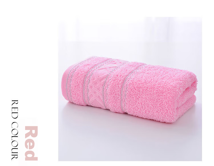 Grace Towel, Combed Cotton Towel, Single Boxed Face Towel, 34*72cm, Random Color, W0403 10