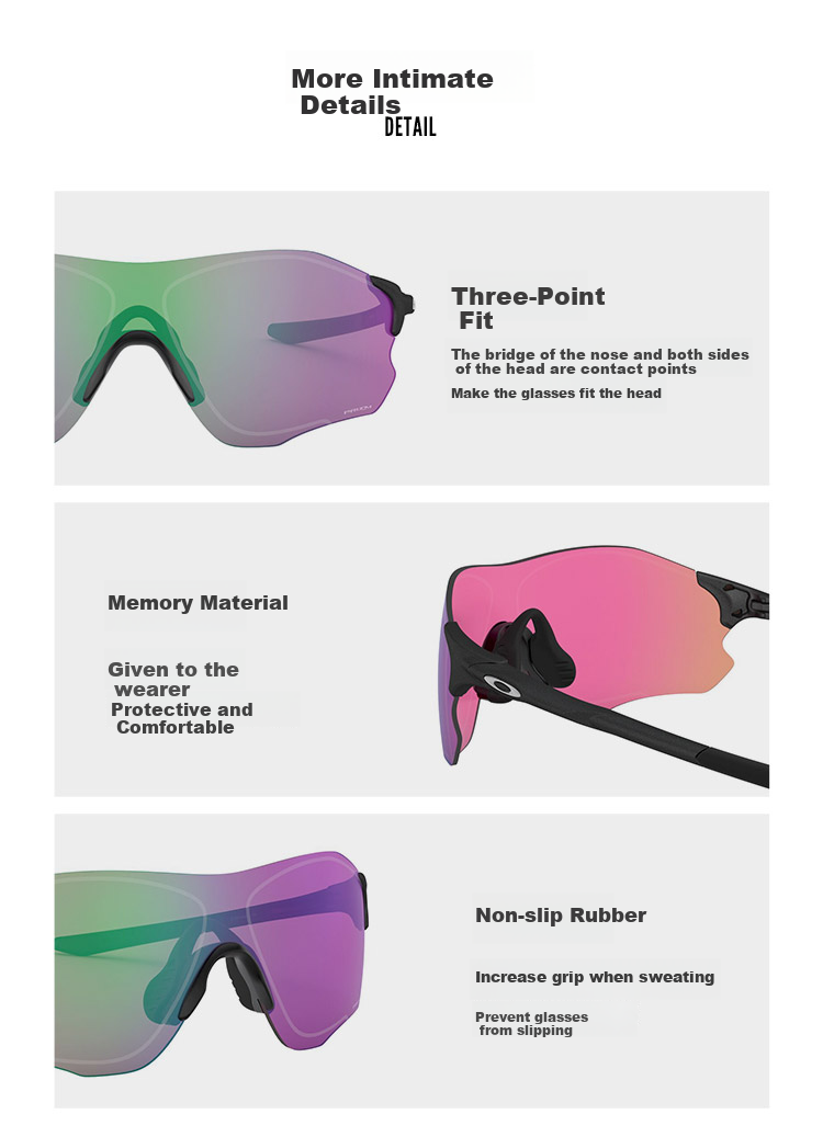OAKLEY Spherical Lens Frameless Cycling Sunglasses Goggles for Men And Women, 0OO9313-04, Size 38, Official Authentic Product 3