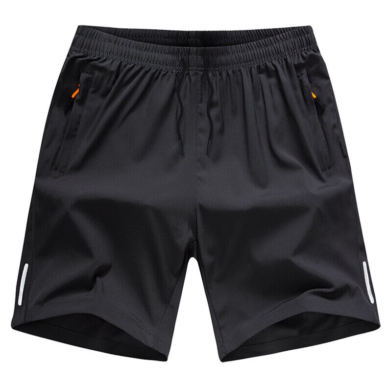 Jeanswest Ice Silk Shorts for Men, Thin Summer Cool Trendy Loose Casual Beach Shorts, Quick-Dry Running Fitness Sports Pants for Me 3