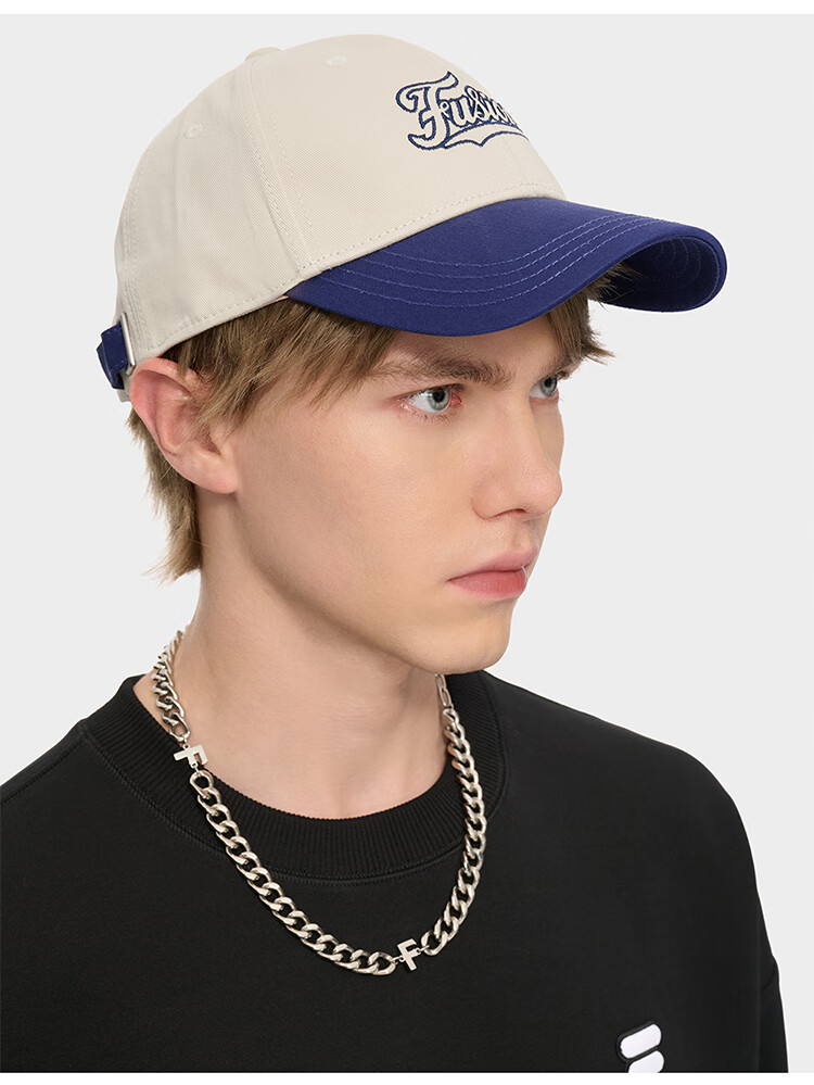 FILAFUSION FILA Trendy Couple's Colorblock Baseball Cap Autumn Sunshade Sports Hat 5