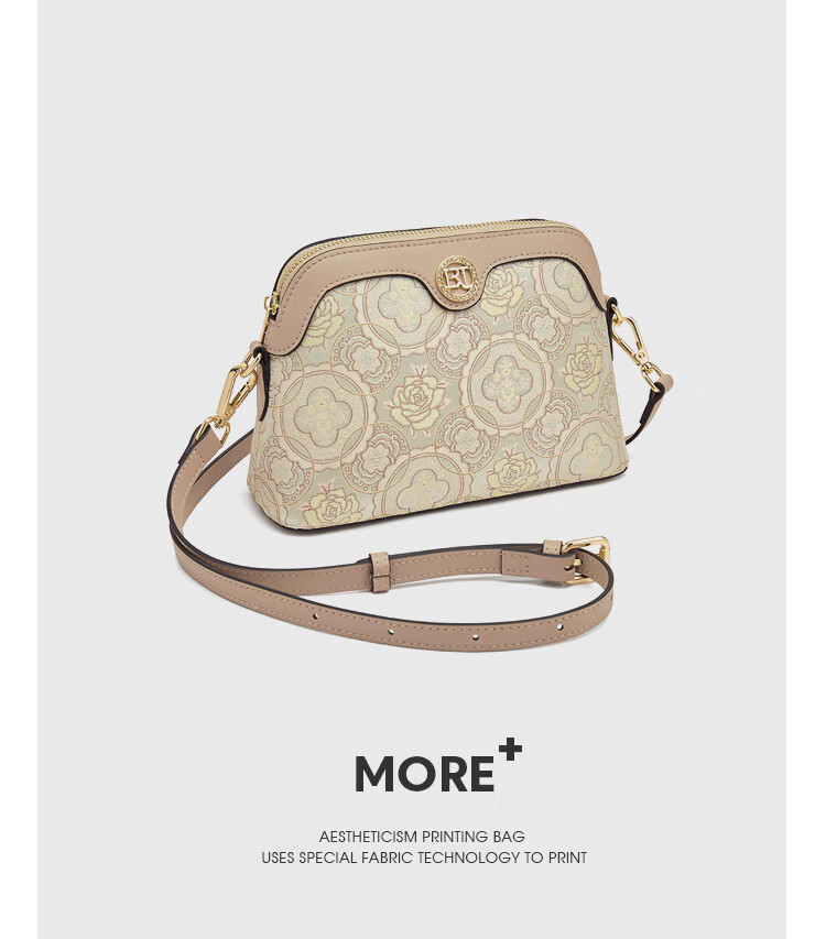 FOXER Women's Handbag, Large Capacity Shoulder Bag, Crossbody Bag, Chinese-Style Mom Bag, Light Luxury Valentine's Day Gift 2