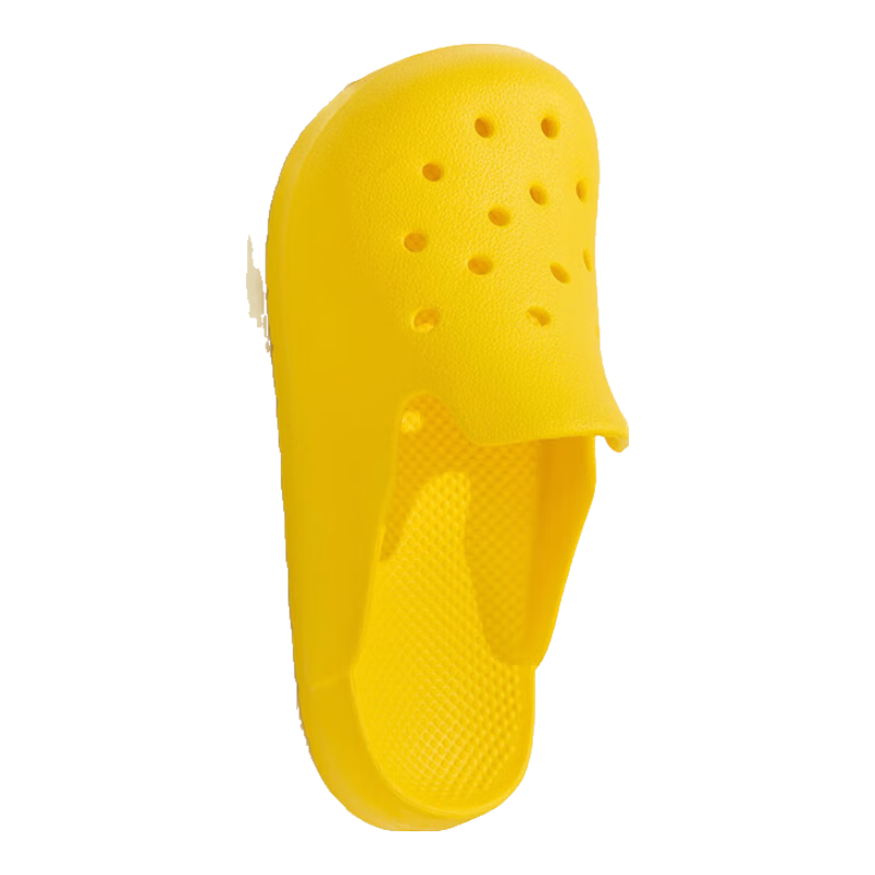 Home Story × Jingdong Co-Branded EVA Odor-Resistant Ultra-Soft Perforated Slippers for Children, Yellow, Size 29-30