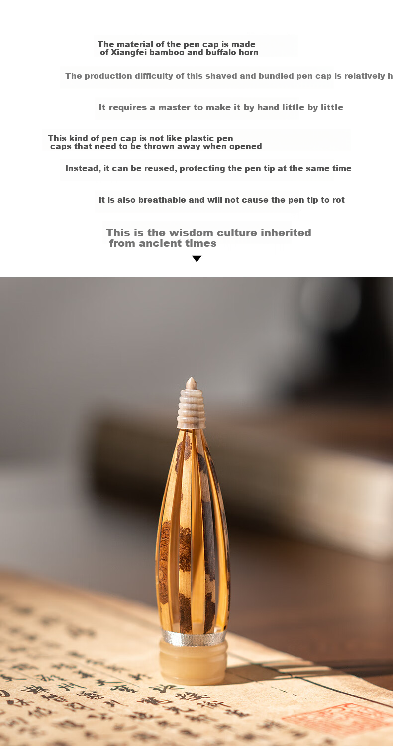 Zhang Xiaofeng Calligraphy Set with High-Quality Mixed Hair And Wolf Hair Brushes, Soft Brush for Running Script, Huanghuali Wood Creative Vintage Gift Brush Box 7