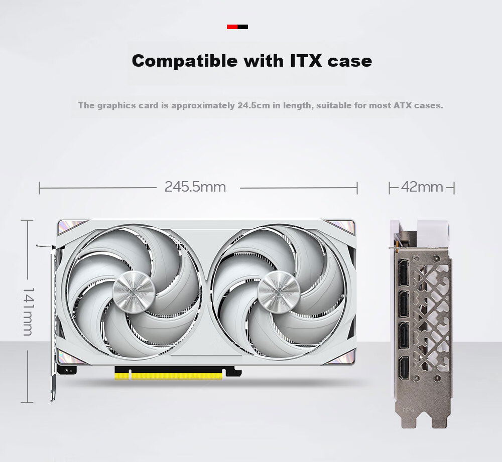 GAINWARD GeForce RTX 5060 Tuxiao OC 8G Graphics Card, DLSS 4.5, NVIDIA, E-Sports Gaming/Design Editing/AI Local Deployment 3