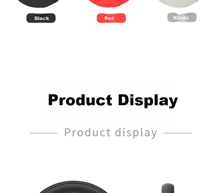 ESCASE Compatible Silicone Ear Tips for Sony WH-1000XM5 Headphones, Replacement Ear Covers for Over-Ear Headphones, Khaki Color 4