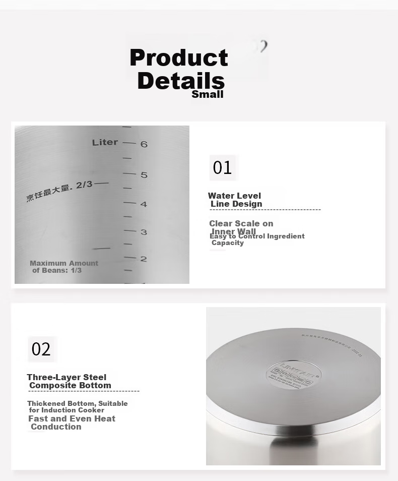 LINKFAIR Gaole Shigao Pressure Cooker, Household Pressure Cooker, Explosion-Proof Stainless Steel, One-Touch Opening And Closing, Suitable for 3-8 People, Compatible with Gas And Induction Stoves 12