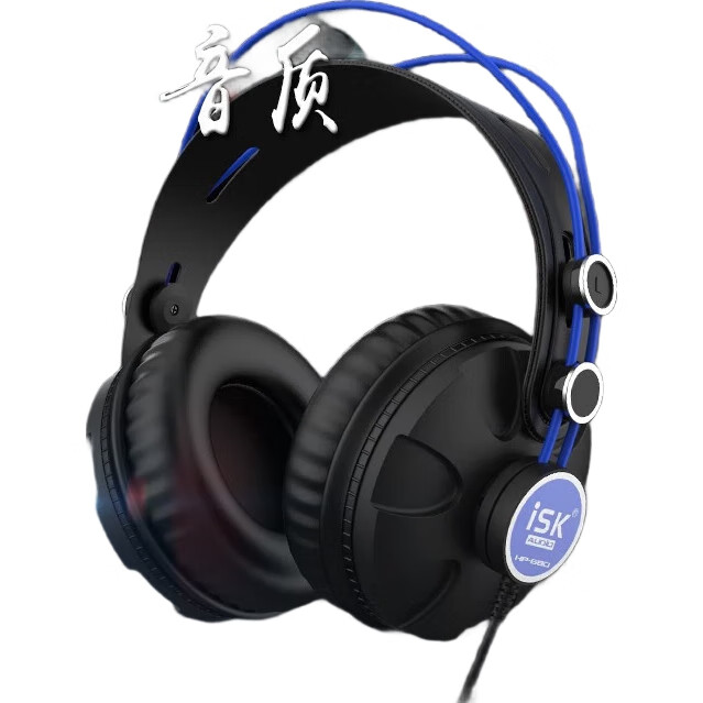 Наушники iSK HP680 Over-Ear, закрытые, мониторные, для компьютера, телефона, звуковой карты, стриминга, пения, записи и мониторинга