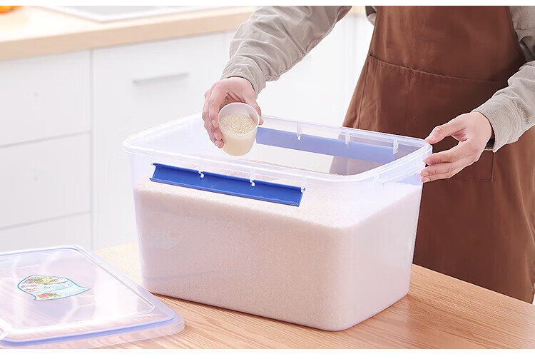 Danshi Zhiyuan Commercial Transparent Plastic Food Storage Container 1.5L, 22x16x8cm, Refrigeration Sealed Box, Jingcang 17