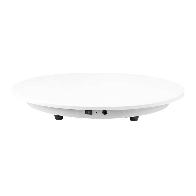 Hakutatz Photography Turntable, Large Size 60cm, Rechargeable Remote Control Speed Adjustment, Short Video Production, 360-Degree Shooting Electric Rotating Display Stand, Static Object Rotating Platform, Photo Taking