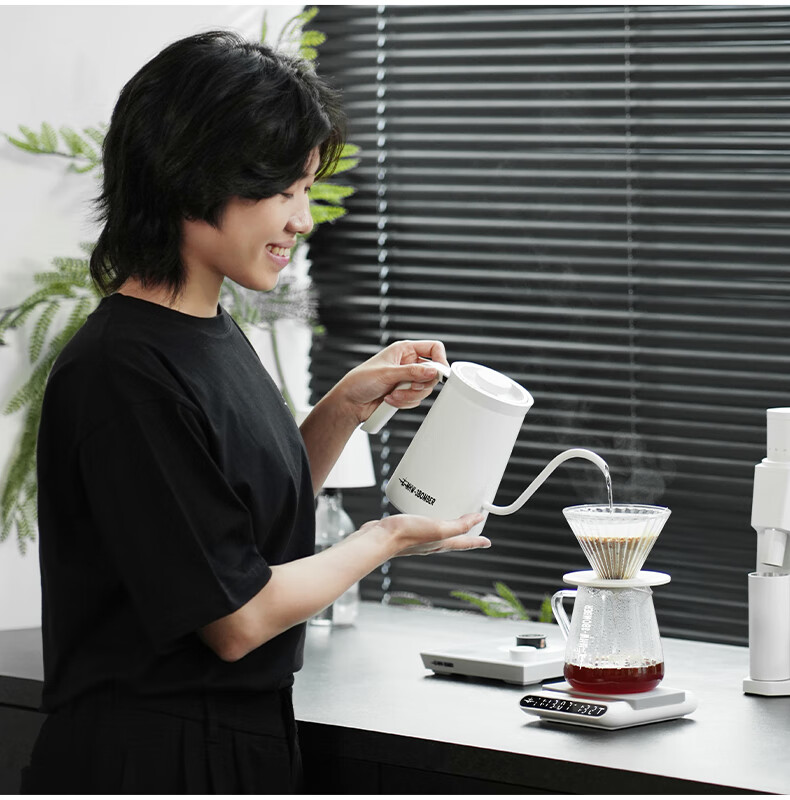 MHW-3BOMBER Pour-Over Coffee Maker, Drip Coffee Brewing Device, 500ml Glass Sharing Pot 17