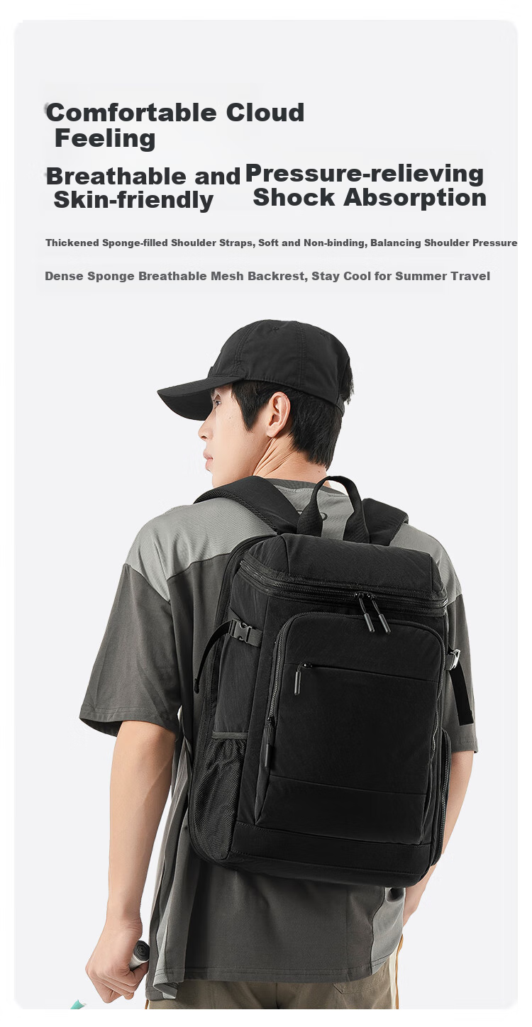 JD Original New Model 2026 Multifunctional Outdoor Hiking Backpack, Business Travel Running Backpack, Large Capacity Sports Backpack 4
